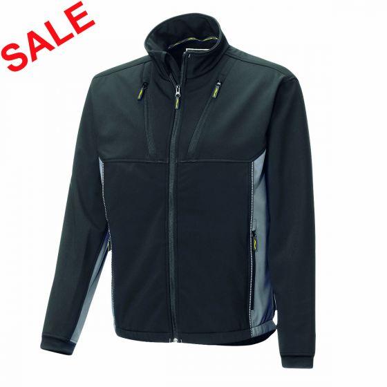 °°SOFTSHELL JACKE 8634 SCHWARZ/GRAU