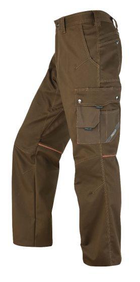 HR. ARBEITSHOSE 1800 BRAUN (Stretch) - 0