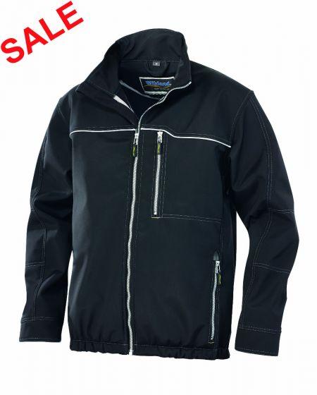 °SOFTSHELL JACKE 1807 SCHWARZ