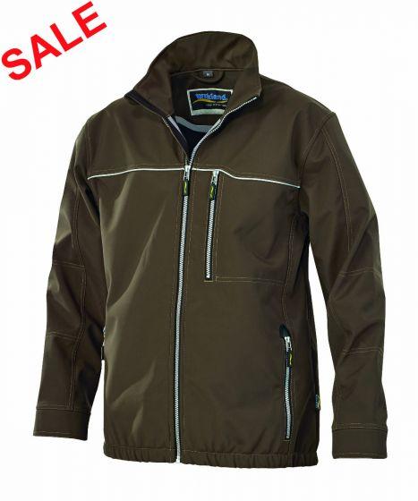 °SOFTSHELL JACKE 1807 BRAUN