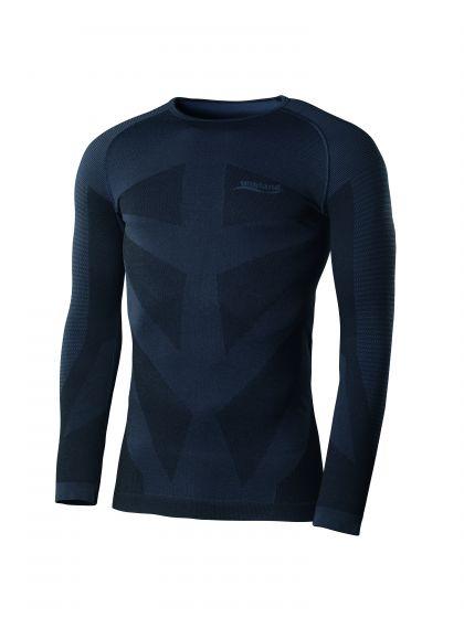 °HR. RUNDHALS SHIRT 4300 SCHWARZGRAU