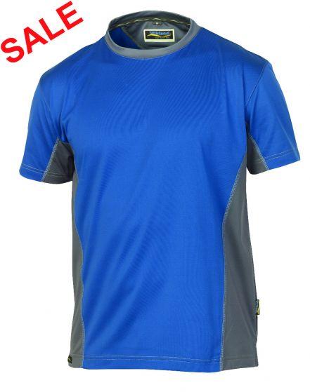 °T-SHIRT 1821 BLAU/GRAU