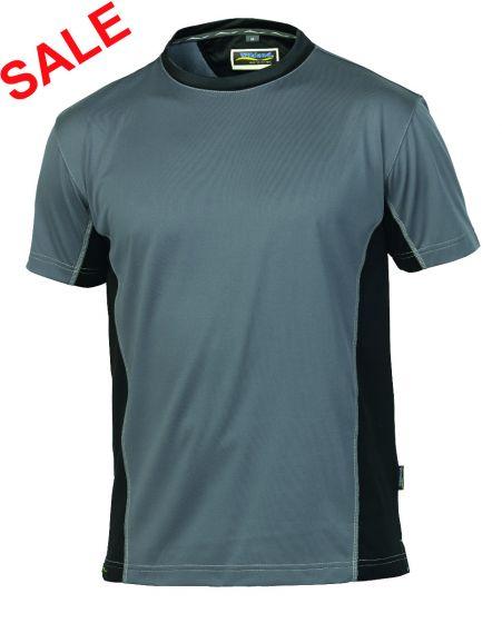 °T-SHIRT 1821 GRAU/SCHWARZ