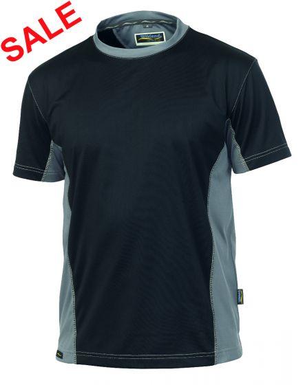 °T-SHIRT 1821 SCHWARZ/GRAU