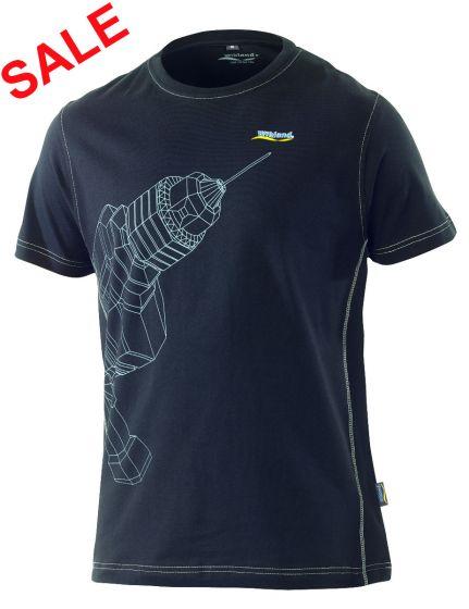 °T-SHIRT 1471 BOHRMASCHINE SCHWARZ