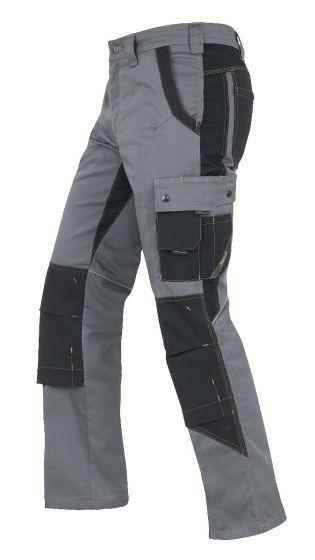 HR. ARBEITSHOSE 1824 GRAU/SCHWARZ - 0