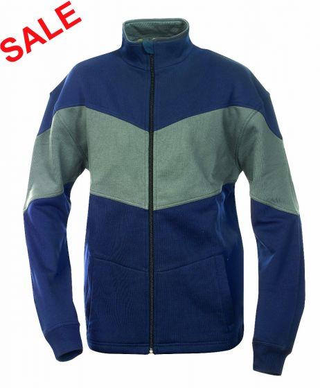 °ZIP-SWEATJACKE 1487 MARINE/GRAU