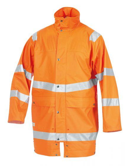 REGENJACKE ISO20471/EN343 9362 ORANGE