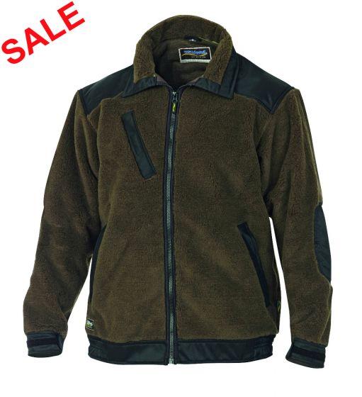 °FASERPELZ JACKE 8444 BRAUN/SCHWARZ