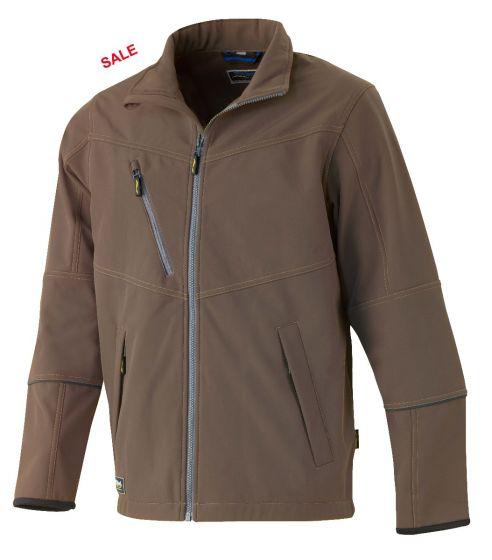 °SOFTSHELL JACKE 8616 BRAUN