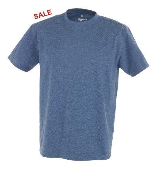 °T-SHIRT 7010 BLAU MELIERT